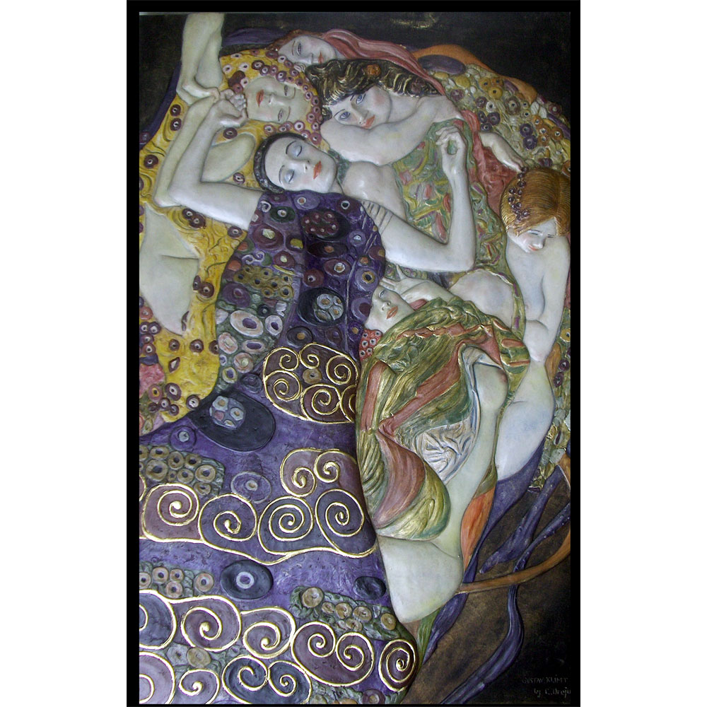 Tableau La jeune fille de Gustav Klimt – Image 2