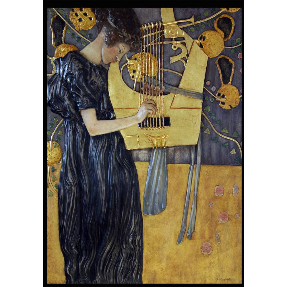 Tableau Musique de Gustav Klimt