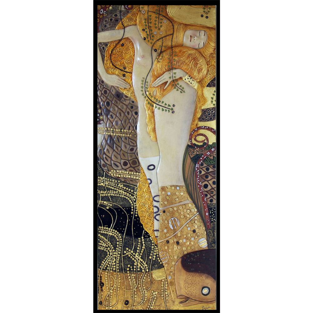 Tableau Serpents d'eau II de Gustav Klimt
