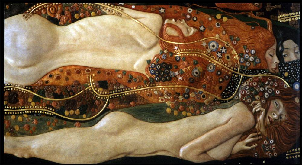 Tableau Serpents d'eau de Gustav Klimt